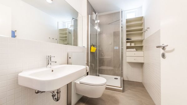 Bathroom in an individual apartment