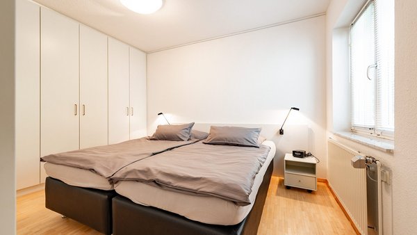 Bedroom in an individual apartment